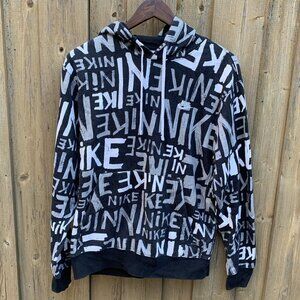 Nike Monogram Hoodie Medium Black